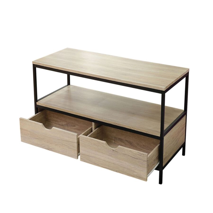 Mueble de TV de aglomerado de madera MDF Madras 120x39x57cm