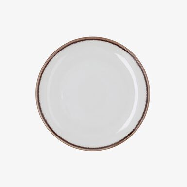 Plato de postre blanco de porcelana Pietra &Oslash;21cm