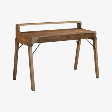 Escritorio de madera de mango Gavin 120x52x88cm Clau&Chloe