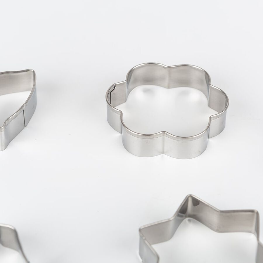 Set de 10 formas para cortar galletas de acero inoxidable