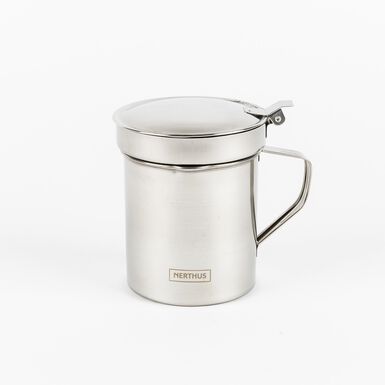 Contenedor para aceite con filtro de acero inoxidable 900ml