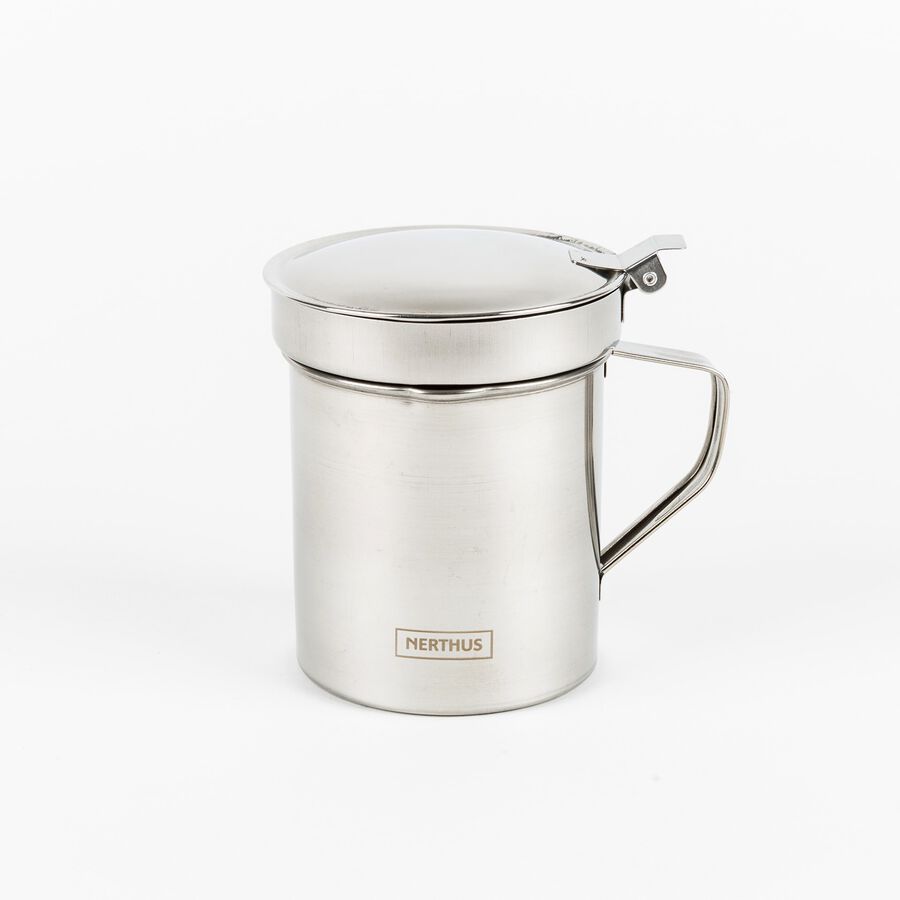 Contenedor para aceite con filtro de acero inoxidable 900ml