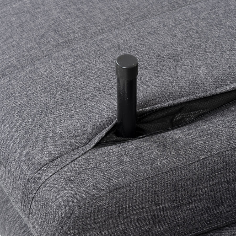 Sof&aacute; cama individual gris oscuro 127x91x84cm