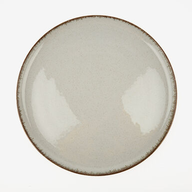 Plato llano de porcelana gris Olite Ø27cm