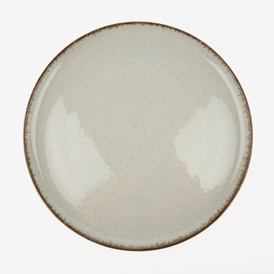 Vajilla de porcelana gris Olite