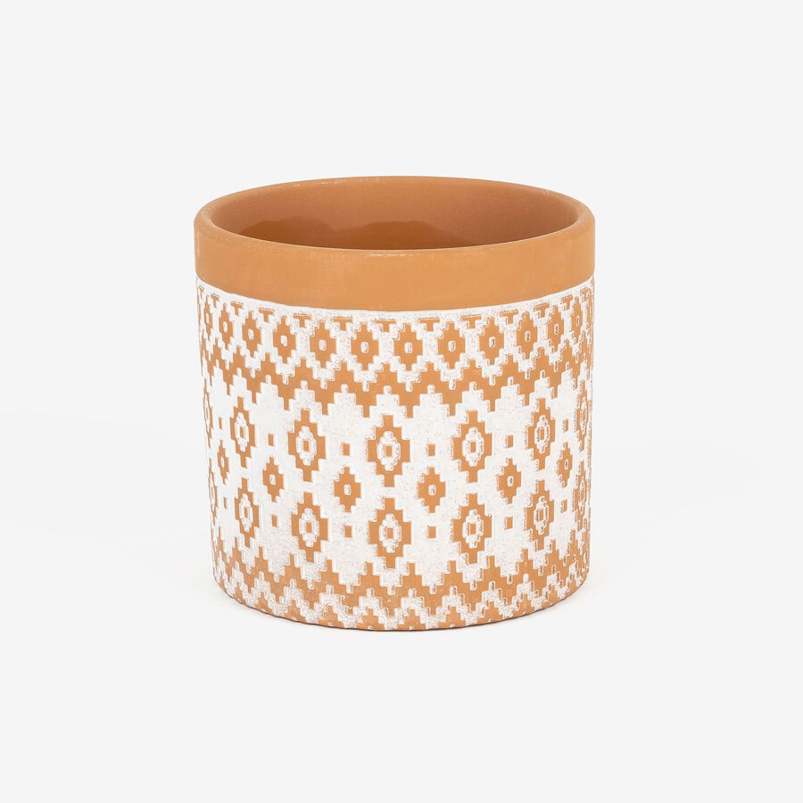 Macetero de cerámica en varios diseños Ø13,8x13cm