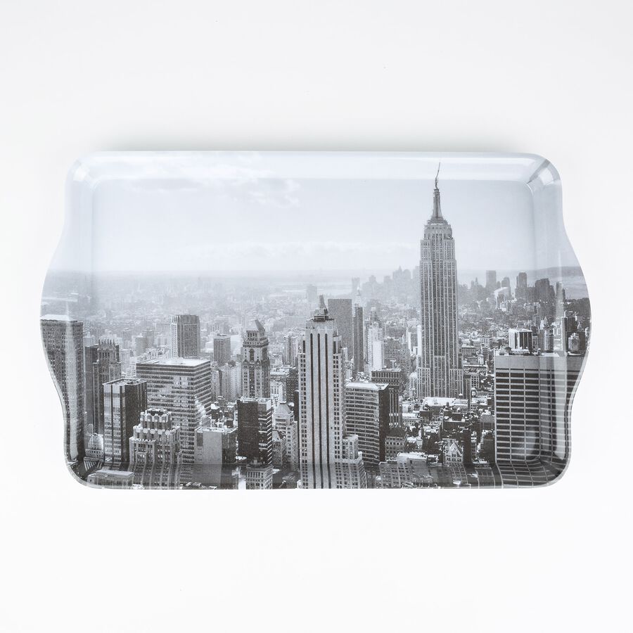 Bandeja dise&ntilde;o ciudad 48x30cm en varios modelos