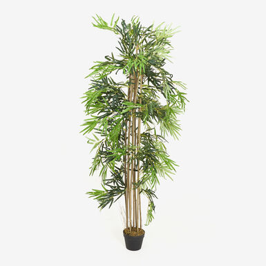 Planta artificial con maceta Bambú 180cm