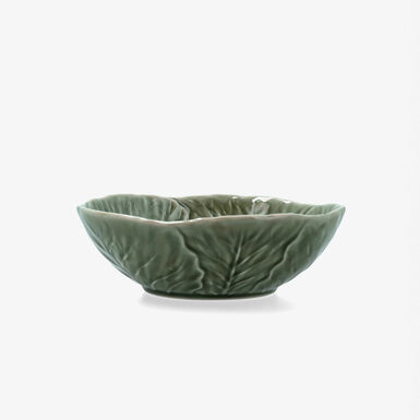 Bol de col verde de porcelana Huerta 18x6cm