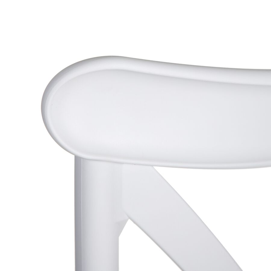 Set de 4 sillas de comedor blanco Cassie 48x43x91cm