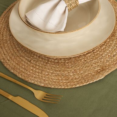 Mantel individual de yute Ø37cm