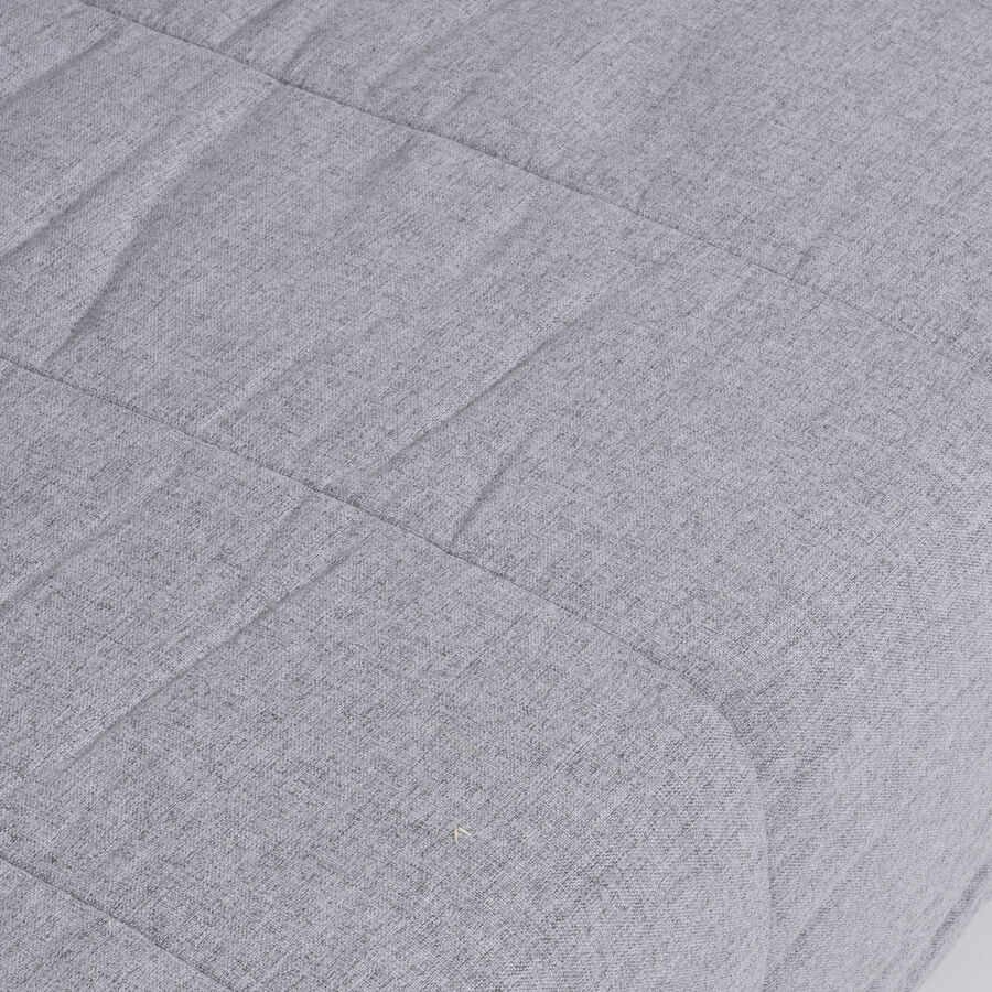 Sofá cama individual gris claro 103x91x82cm