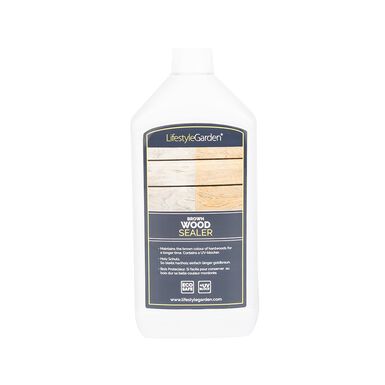 Aceite sellador de madera marr&oacute;n 1L