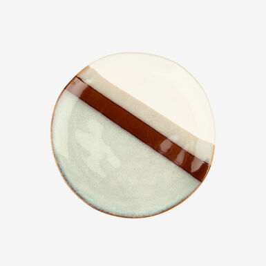 Plato de postre de cerámica beige Sotres Ø21cm