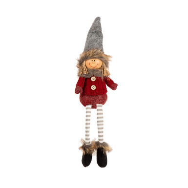 Figura decorativa Muñeco con gorro 42cm