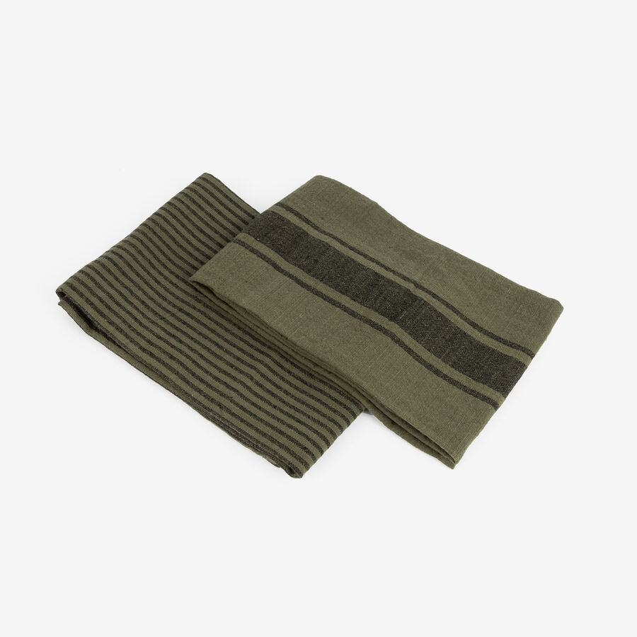 Set 2 pa&ntilde;os algodon surtidos 45x70cm