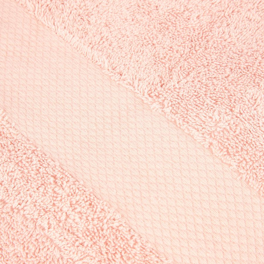 Toalla de tocador de algod&oacute;n rosa Vic 50x30cm - 500 gr/m&sup2;