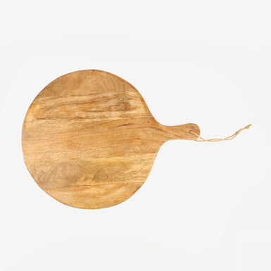 Tabla de cortar de madera mango Ø50cm