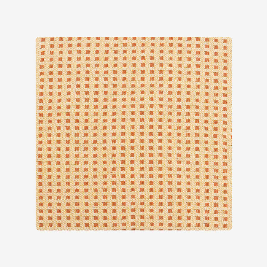 Mantel de algod&oacute;n reciclado naranja Trivial 140x250cm