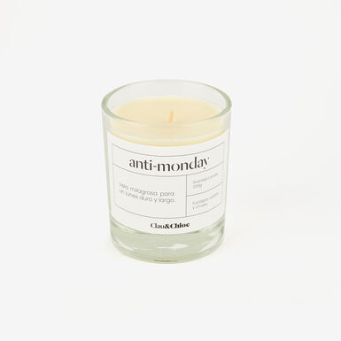 Vela aromática Anti-Monday 200g Ø9x10cm Clau&Chloe