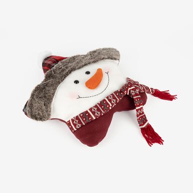 Busto/cojín Snowman 47cm