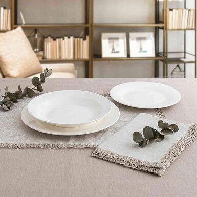 Plato llano porcelana blanca Vetra &Oslash;26cm 