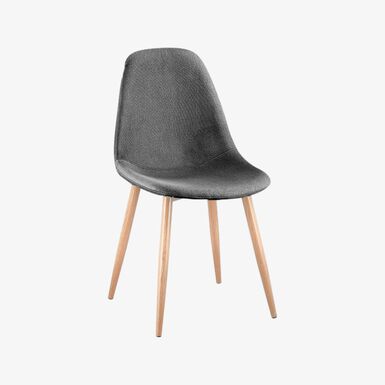 Silla de comedor gris oscuro Concept 45x55x86cm