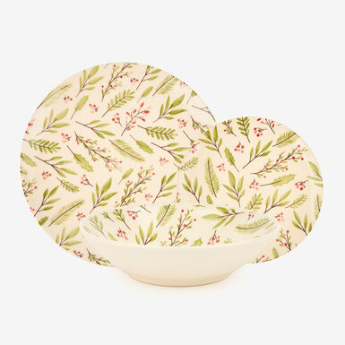 Vajilla de 18 piezas de gres Holly