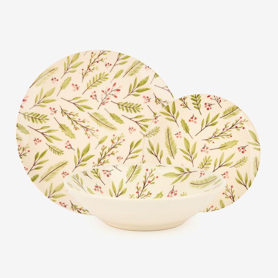 Vajilla de 18 piezas de gres Holly