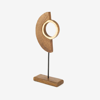 Figura decorativa de madera 36cm