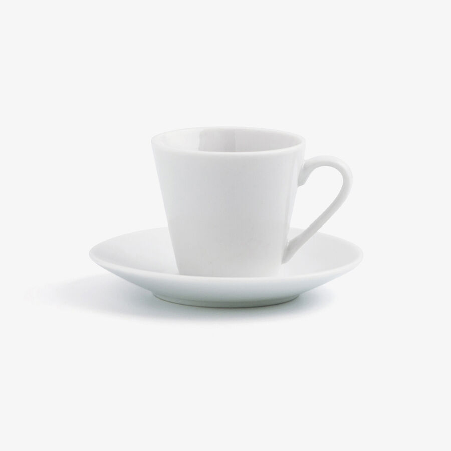 Set de 6 tazas de caf&eacute; de porcelana 90cl