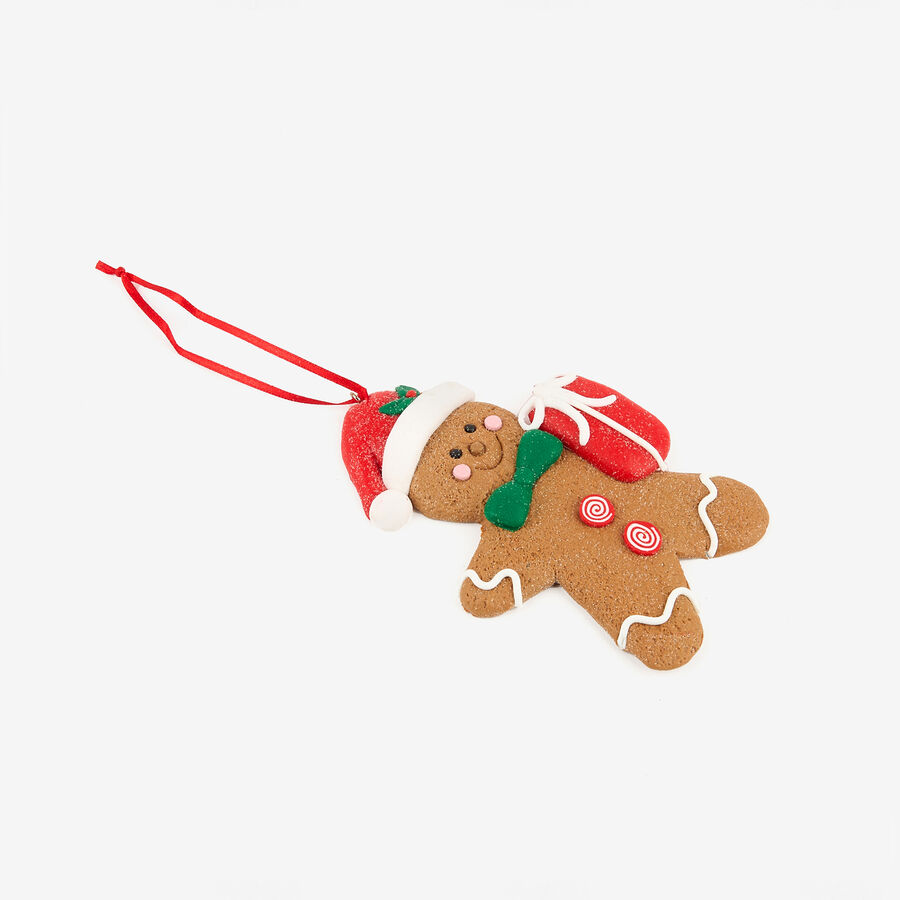 Figura decorativa de dolomita Galleta jengibre 11,5cm