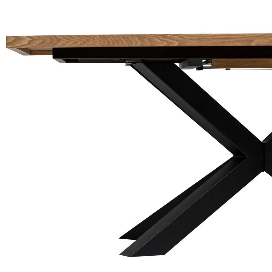 Mesa de comedor extensible de madera DM Denver 180/220x90x76cm