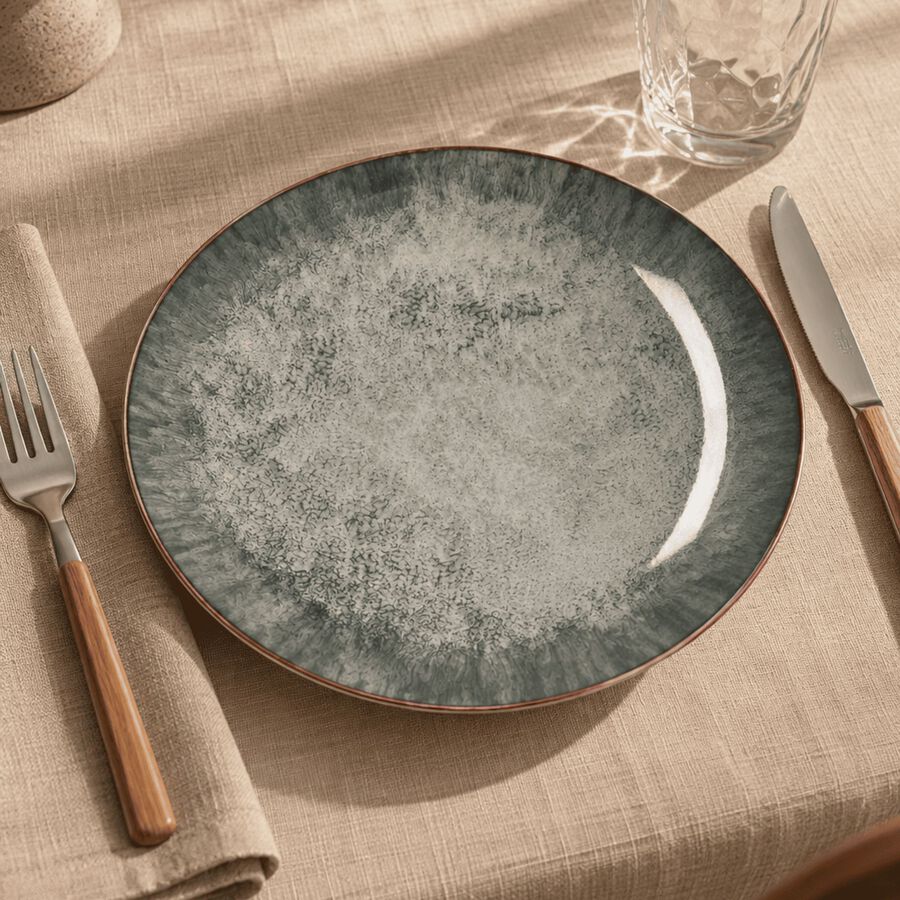 Plato llano de porcelana Moon 27cm