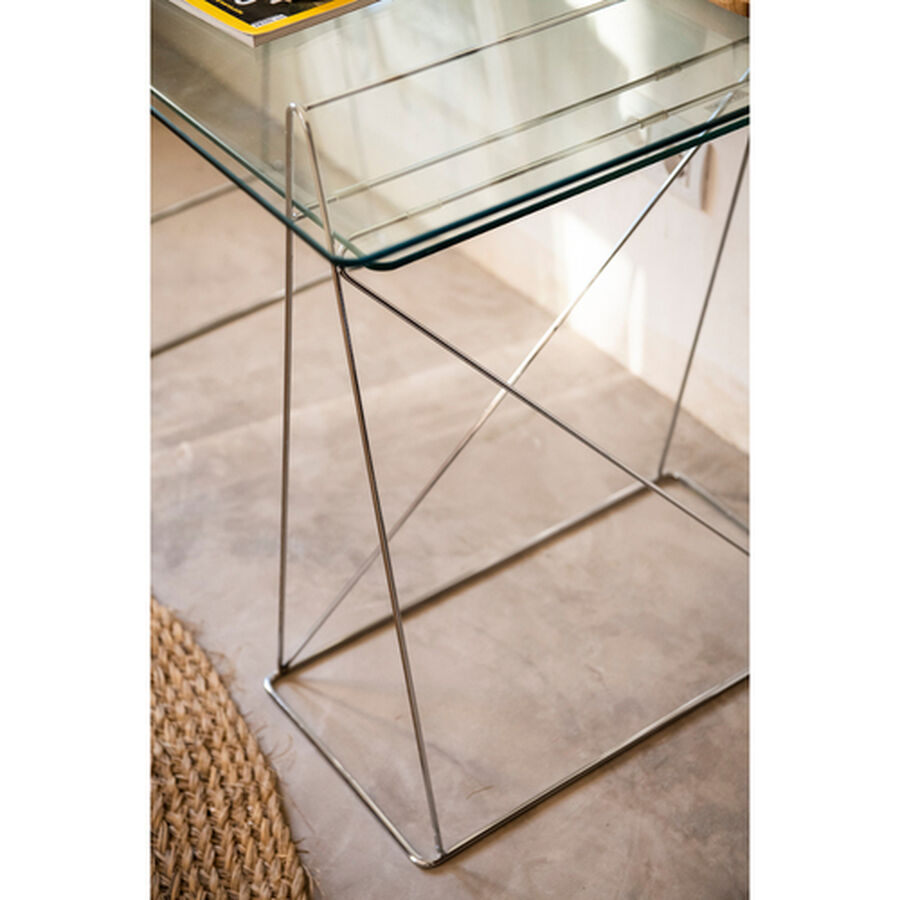 Mesa de escritorio de cristal Office 130x70x72cm