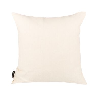 Funda de coj&iacute;n de lino 100% blanco 45x45cm