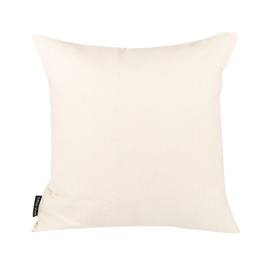 Funda de coj&iacute;n de lino 100% blanco 45x45cm