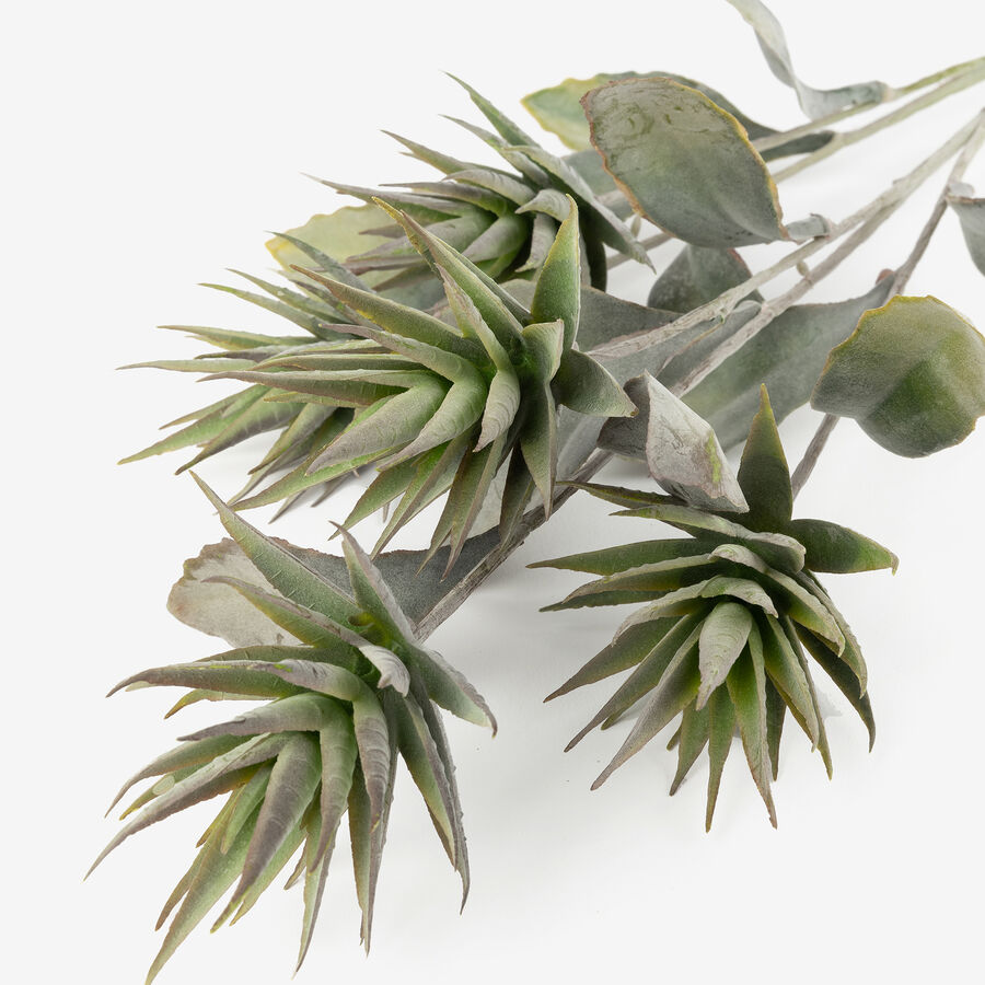 Flor artificial cactus rojo 60cm