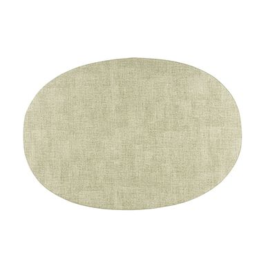 Mantel individual oval reversible verde Tiffany 48x33cm - Guzzini