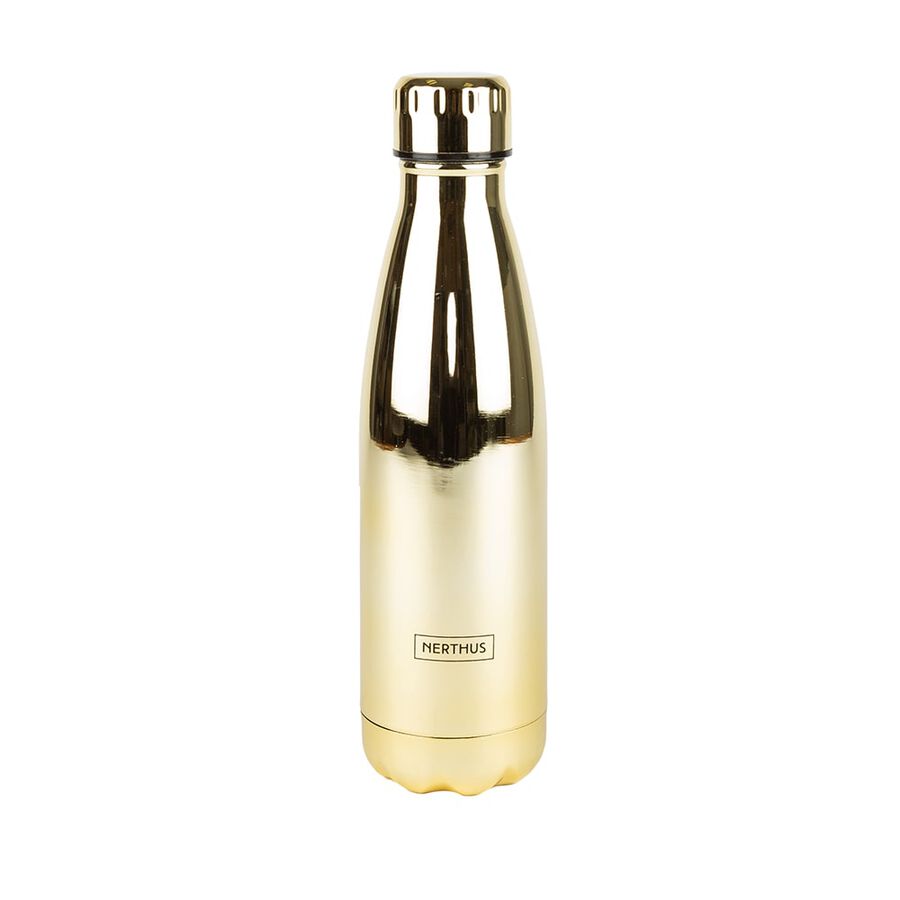 Botella termo de metal dorado 50cl
