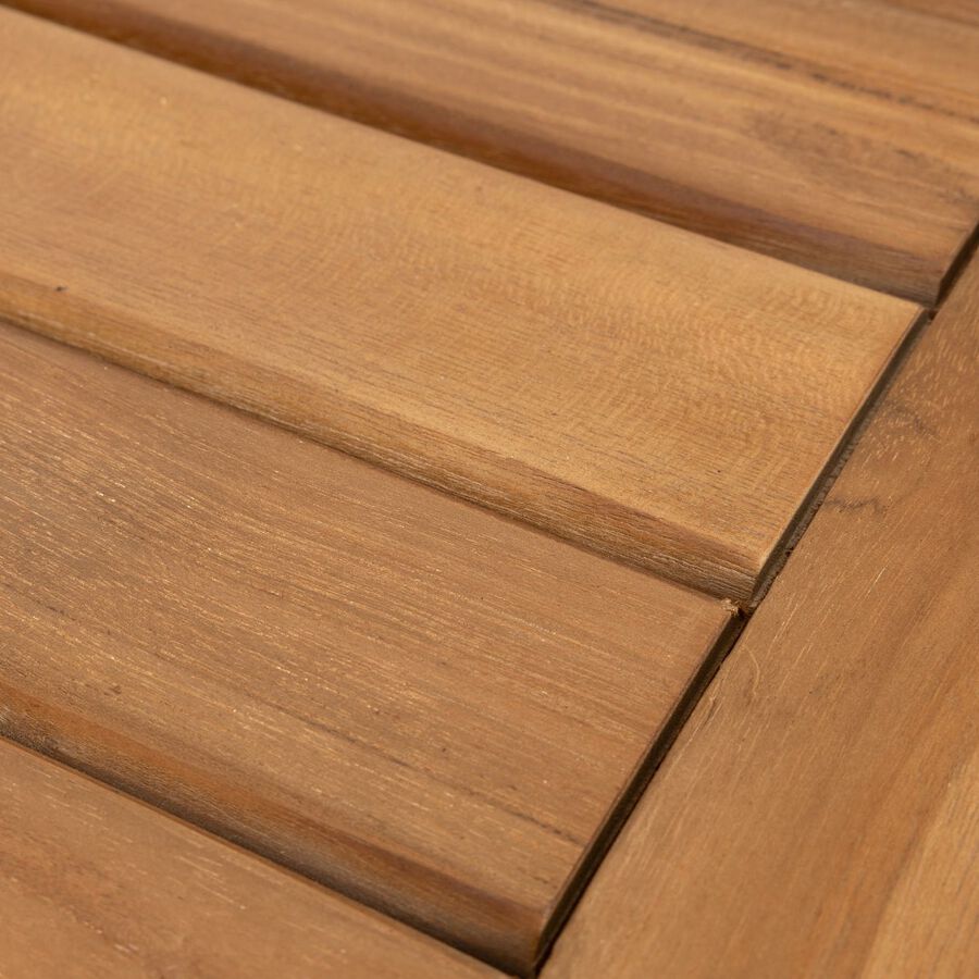 Mesa cuadrada de madera de teca 70x70x75cm