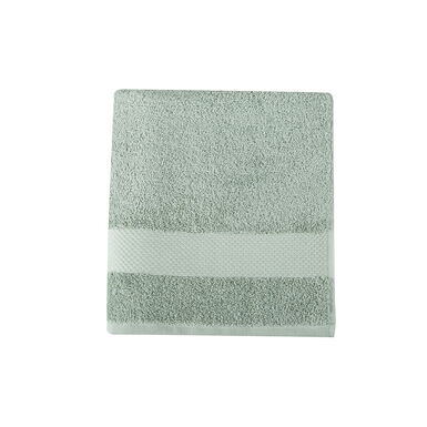 Toalla de lavabo de algodón verde agua Vic 50x100cm - 500 gr/m²