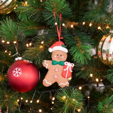 Figura decorativa de dolomita Galleta jengibre 11,5cm