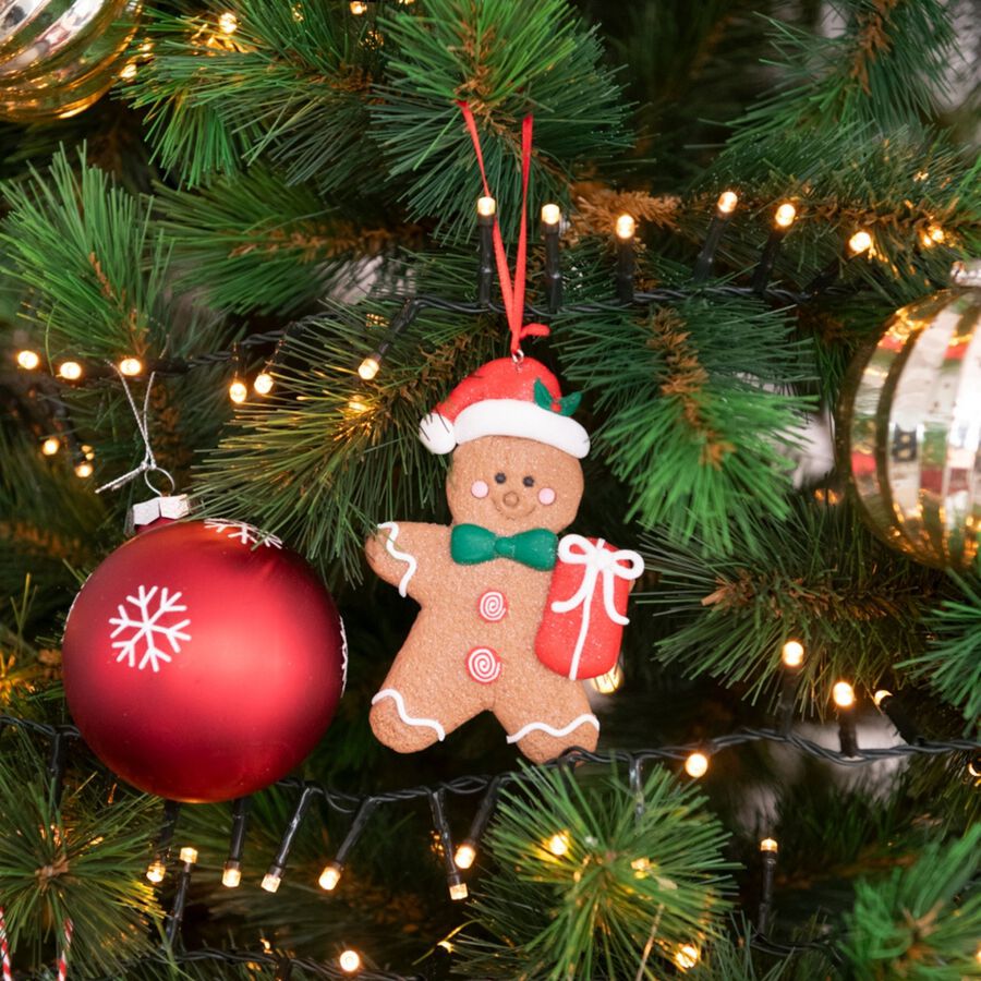 Figura decorativa de dolomita Galleta jengibre 11,5cm