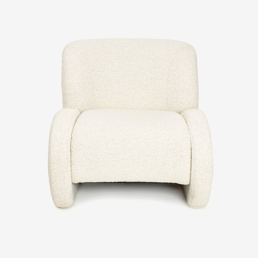 Butaca blanca Telma 82x91x75cm Clau&Chloe