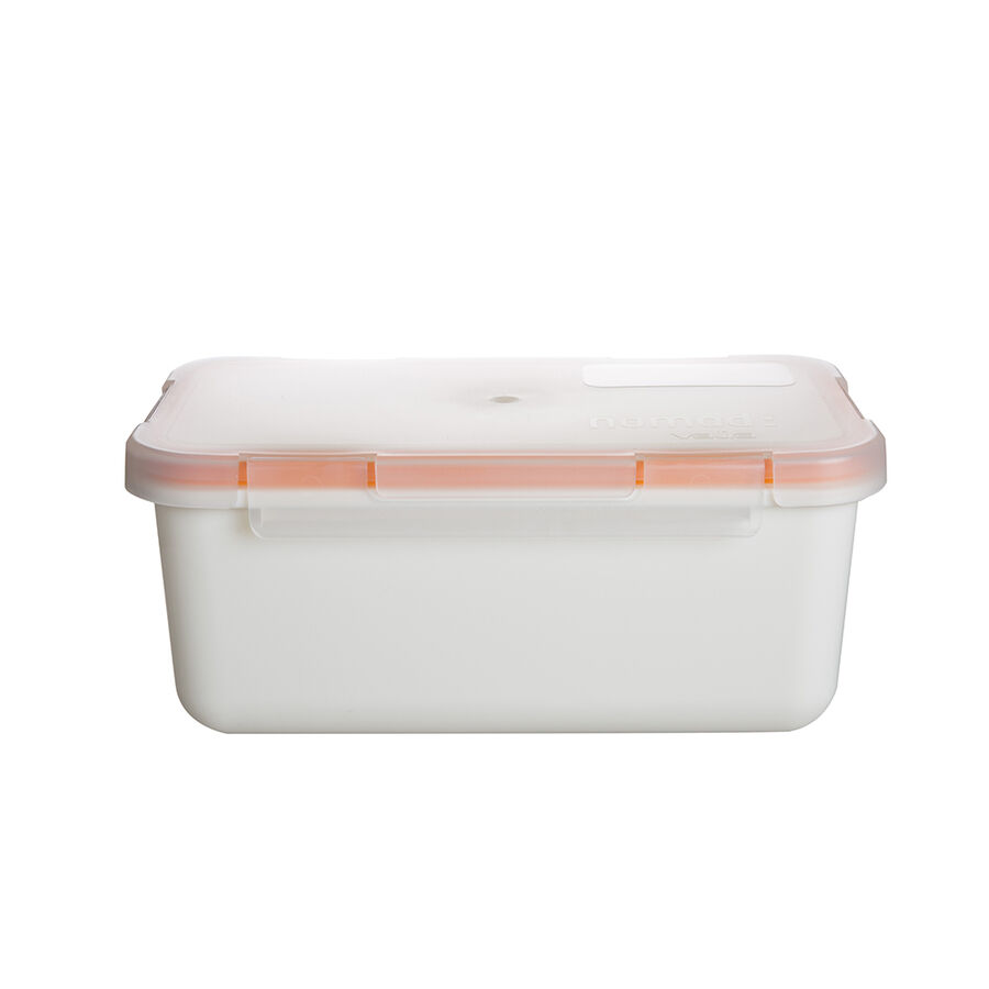 Táper hermético blanco 1L