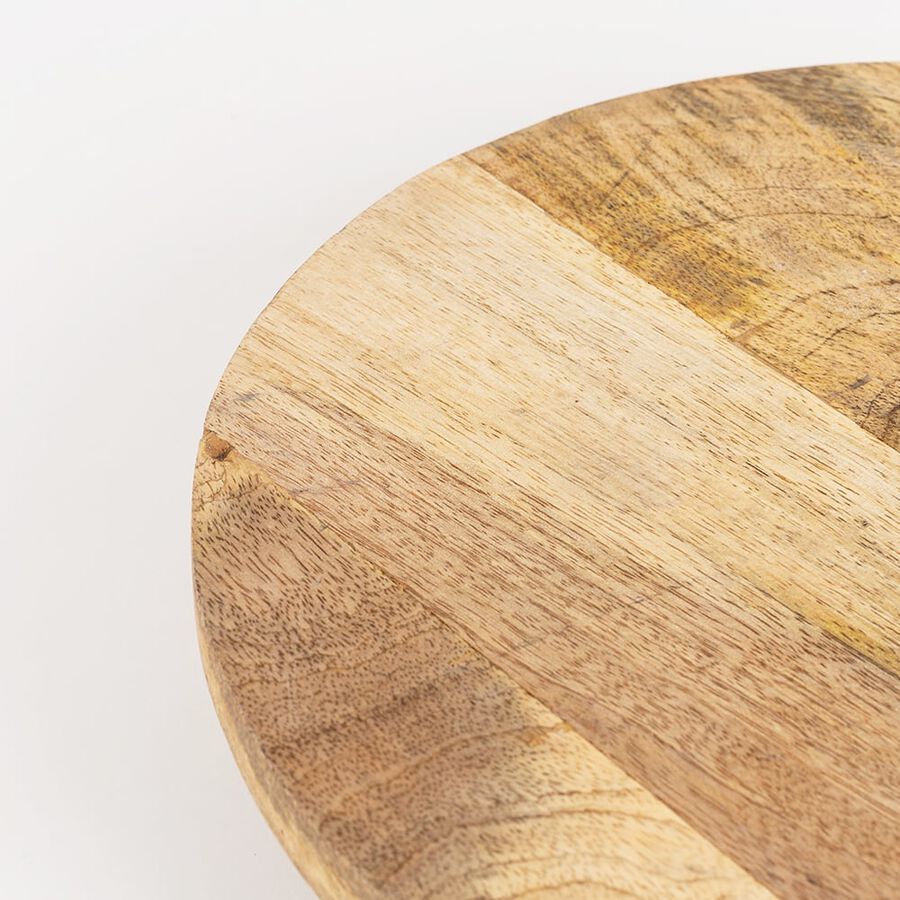 Bandeja de madera mango 30cm