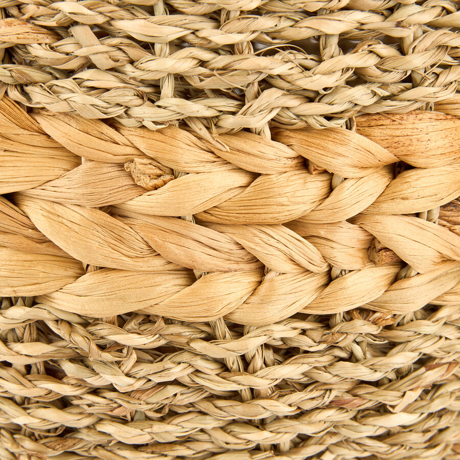 Cesta de fibras naturales Kenten Ø26x23cm