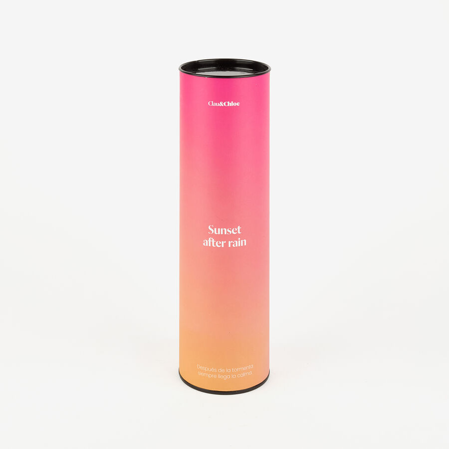 Ambientador en mikado Sunset After Rain 130ml Ø9x26cm Clau&Chloe