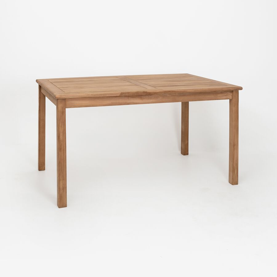 Mesa de jard&iacute;n de madera de teca Azores 140x80cm